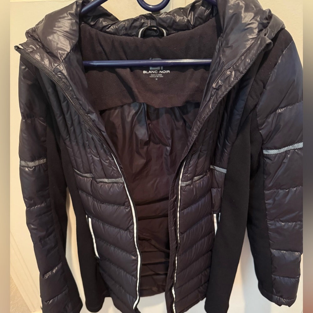 Blanc Noir Women's Dark Puffer Jacket